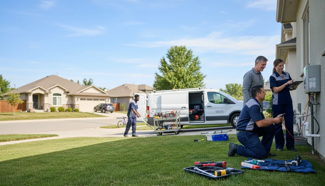 Tankless water heater service in Bondurant, IA